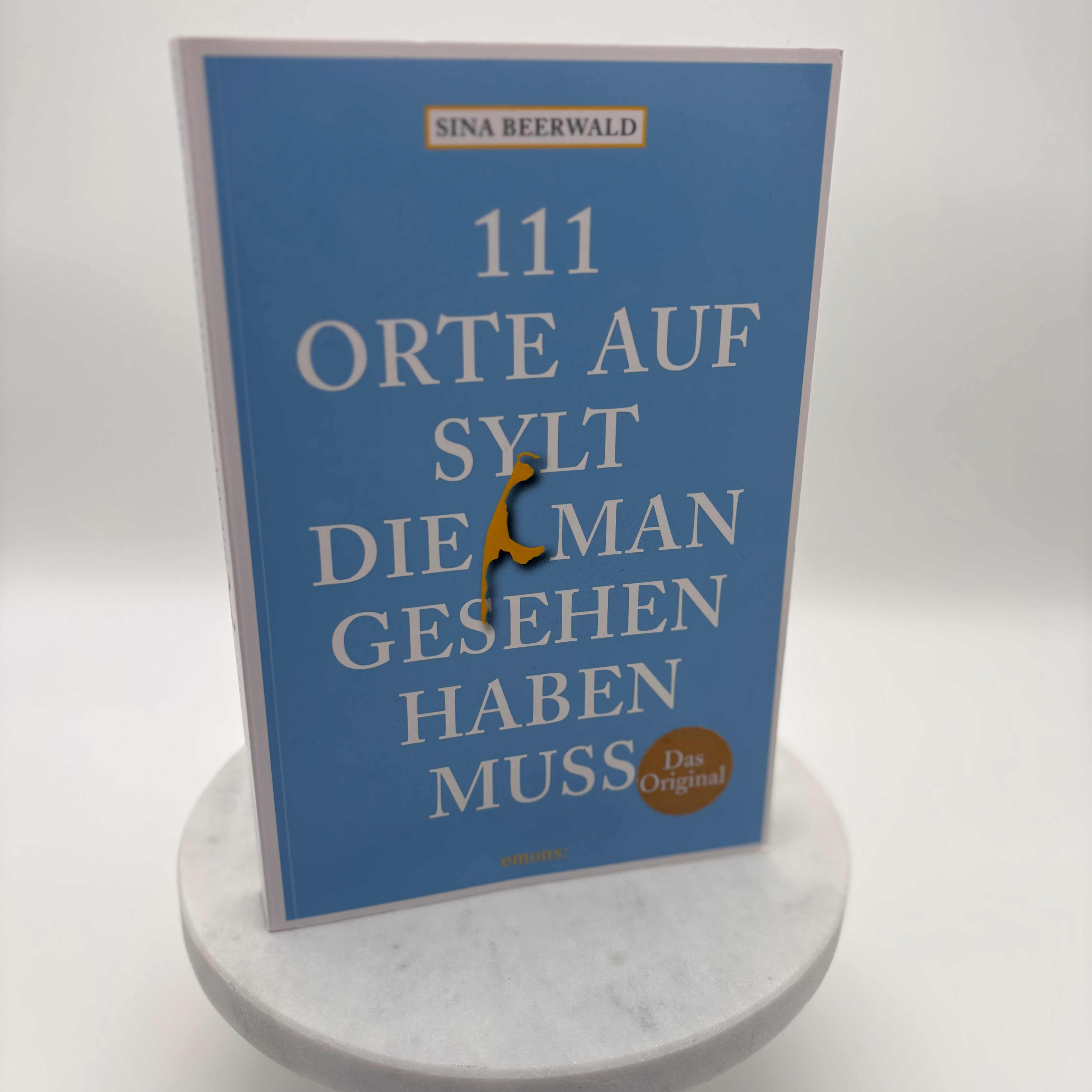 Buch "111 Orte auf Sylt die man gesehen haben muss", handsigniert + Autogrammkarte, Sina Beerwald