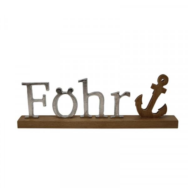 Deko-Metallbuchstaben "Föhr"